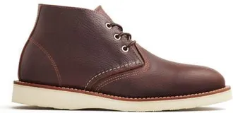 Red Wing Shoes Work Chukka Oil Slick Leather Boot in Briar Oil Slick at Nordstrom, Size 9.5