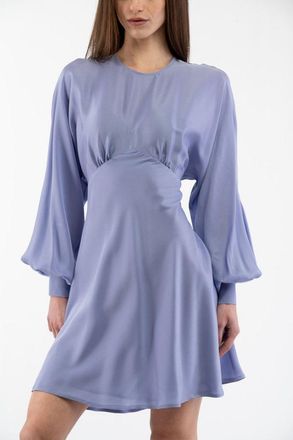 Moschino Womens Purple Marabou Casual Dress