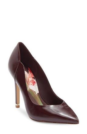 Ted Baker Camilla Pointed Toe Pump in Bordeaux at Nordstrom Rack, Size 9