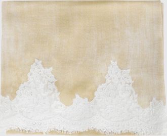 Ermanno Scervino Sciarpa Ermanno Firenze in cr&ecirc;pe e pizzo