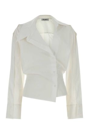 The Attico White Poplin Shirt