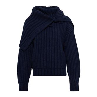 Dolce & Gabbana Jersey Oversized de Lana - Knitwear - Hombre - Azul - M