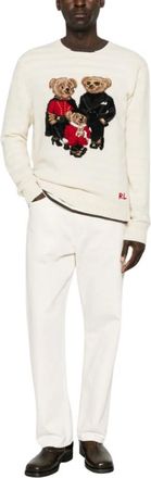 Polo Ralph Lauren Pullover Girocollo - - Knitwear - Uomo - Bianco - M