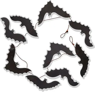 Tag Going Batty Paper Garland Halloween Wall Decor Black at Nordstrom