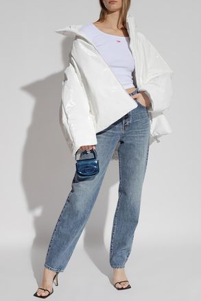 Diesel T-BALLET-D Top With Long Sleeves, Womens, White