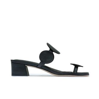 Bernardo Jupiter Moon Heeled Sandal in Black at Nordstrom, Size 9.5