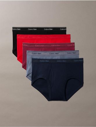 Calvin Klein Mens Cotton Classics 5-Pack Brief - Multi - XL
