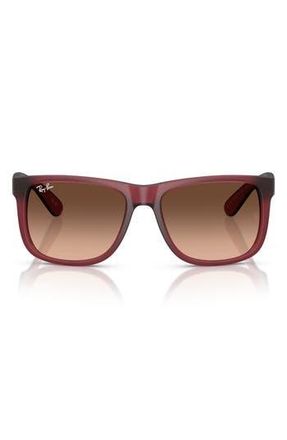 Ray-Ban 54mm Polarized Gradient Square Sunglasses in Violet at Nordstrom Rack