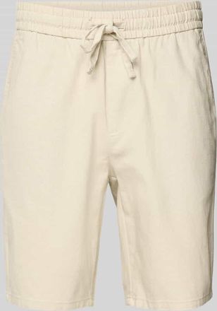 Only & Sons Shorts aus Baumwoll-Leinen-Mix Modell LINUS in Beige, Größe XXL