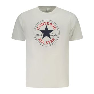 Converse Hombre, Camisetas, Blanco, Talla: XL