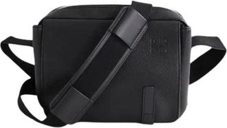Loewe Pre-owned Messager militaire XS - Heren - Vintage Schoudertas - Zwart - ONE Size - Vintage