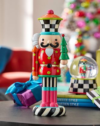 MacKenzie-Childs Confetti Christmas Nutcracker Figure