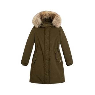 Woolrich Parkas, female, Green, Size: L Grace Parka