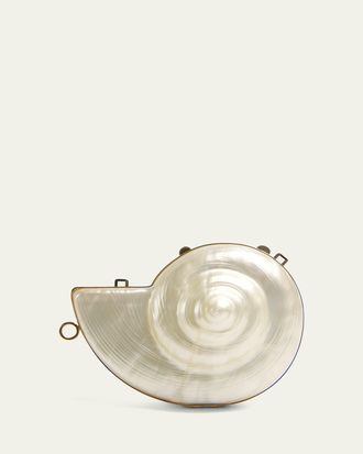 SIMKHAI Marion Acrylic Shell Clutch Bag
