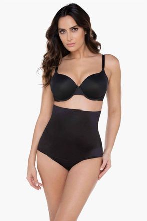 Miraclesuit Comfy Curves High Waist Thong In Black