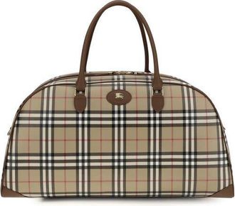 Burberry Check Shoulder Bag Beige