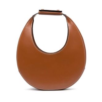 Staud Brown Moon Tote Bag - female - STAUD - Handbags - Brown - ONE SIZE - Bags