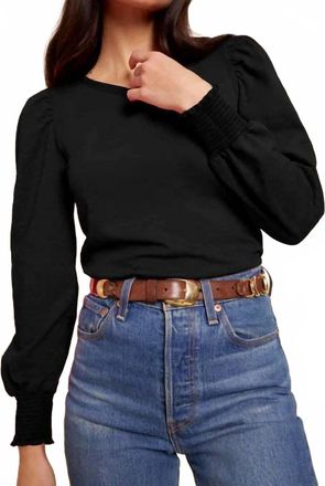 Nation Ltd Floris Top In Jet Black