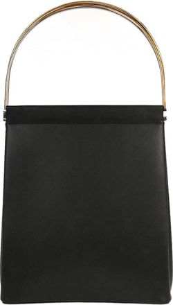 Cartier Cartier Trinity Hand Bag Leather Black Leather Bag (Pre-Owned)