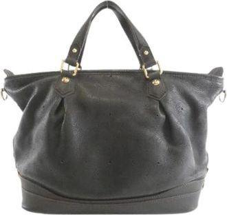 Louis Vuitton Pre-owned Handbags, female, Black, Size: ONE SIZE Pre-owned Mahina Stella Calf Shoulder Bag