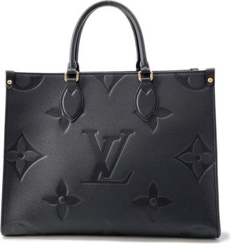 Louis Vuitton Monogram Empreinte Black Noir Monogram Empreinte Shoulder Bag Tote Bag (Pre-Owned)