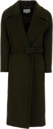 Stella McCartney Stella Mc Cartney Bottle Green Wool Coat
