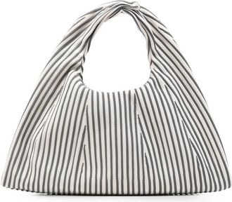 CFCL Medium Dayfuku Pleated Striped Tote Bag
