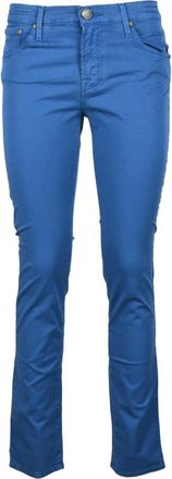 Jacob Cohen Jeans - Dames - Slim Fit Jeans - Blauw - W28 - Katoen - Jeans