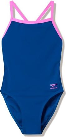Speedo Female Solid Turnback Badeanzug f&uuml;r Damen | blau