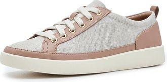 Vionic Winny Womens Shoes Natural/Gold Denim Canvas : 8.5 W, Leather