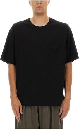 Christophe Lemaire Relaxed T-shirt - Heren - T-shirts - Zwart - S - Katoen - Tops