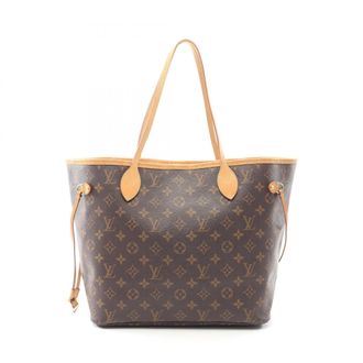 Louis Vuitton Brown Coated Canvas Pvc Monogram Leather Handbag Tote Bag (Pre-Owned)