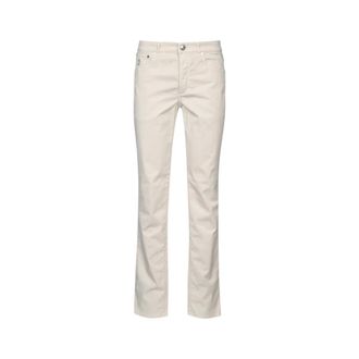 Brunello Cucinelli Chinos, male, Beige, XL, Tinted Trousers for Stylish Outfits