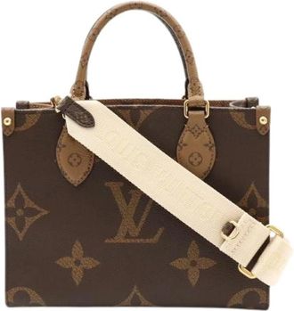 Louis Vuitton Pre-owned Vintage Canvas Tote Bag - Dames - Vintage Shopper - Bruin - ONE Size - Vintage