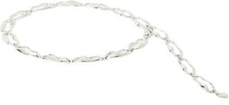 B-Low The Belt Alessa Sculpted Chain Belt in Silver at Nordstrom