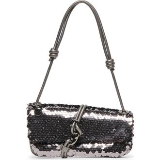 Dolce Vita Alice Sequin Shoulder Bag in Gunmetal at Nordstrom Rack