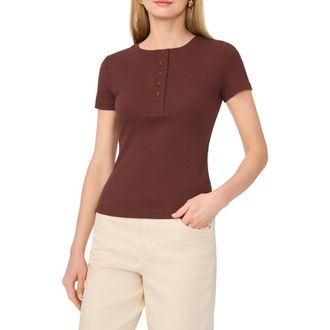 1.State Rib Henley T-Shirt in Cappuccino at Nordstrom Rack, Size X-Large