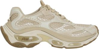 Ash Beige Dragon Contrasting Details Sneakers