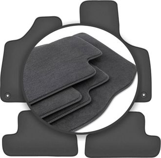 OEM Alfombrillas Premium Para Audi Tt Ii 8j Descapotable, Roadster Y Coup&eacute; (2006-2014)