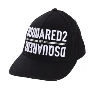 Dsquared2 Urban Style Geborduurde Pet - Heren - Petten - Zwart - ONE Size - Katoen - Accessoires