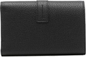 Tom Ford Grained Calf Leather Tri-fold Wallet - Black