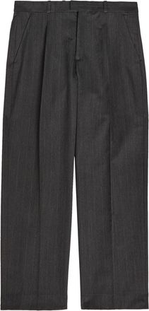 Our Legacy Slack Pinstriped Woven Trousers - Black - 52 (IT52 / XL)