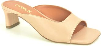 Catwalk Muiltje O. 5cm - Dames - Muiltjes - Bruin - 36 EU - Schoenen