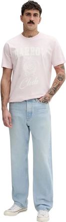 Barrow Barrow - Klassiek T-shirt - Dames - Tops - Roze - Maat: XS Katoen