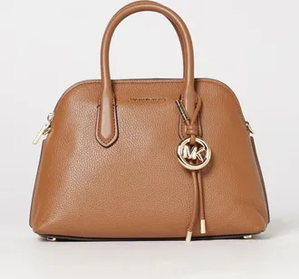 Michael Kors Borsa a mano mini Freddie in pelle con monogramma MK e charm logato