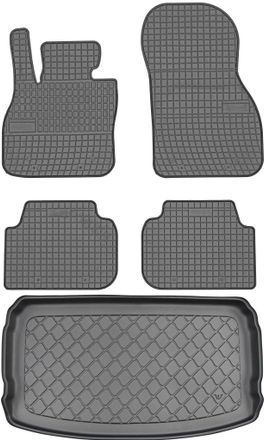 OEM Mini Clubman I Kombi De Noviembre De 2006 A Septiembre De 2015. Juego De Alfombrillas De Goma Para Coche Y Alfombrilla Para Maletero