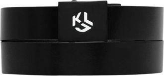 Karl Lagerfeld Heren, Accessoires, Zwart, Maat: 90 CM Leer