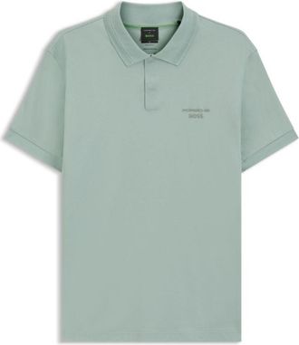 BOSS Porsche x polo shirt in mercerized cotton