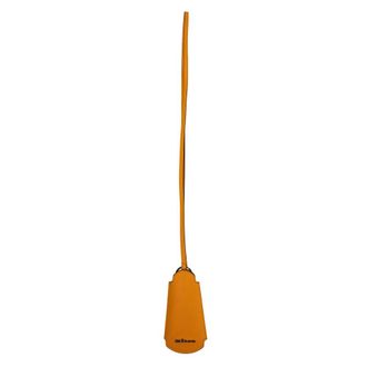 Kiton Leren Sleutelhanger met Knopen - Heren - Sleutelhangers & Tashangers - Oranje - ONE Size - Leer - Accessoires