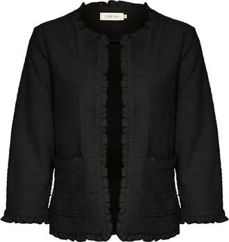 Cream Crmellie Cardigan - Dames - Blazers - Zwart - 2XL - Katoen - Jassen